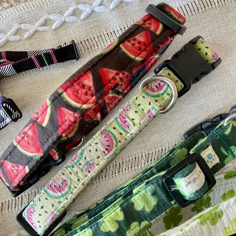 ✨14 Dog Collars Bonanza ✨ med 🐾 approx fits necks 12”-19”